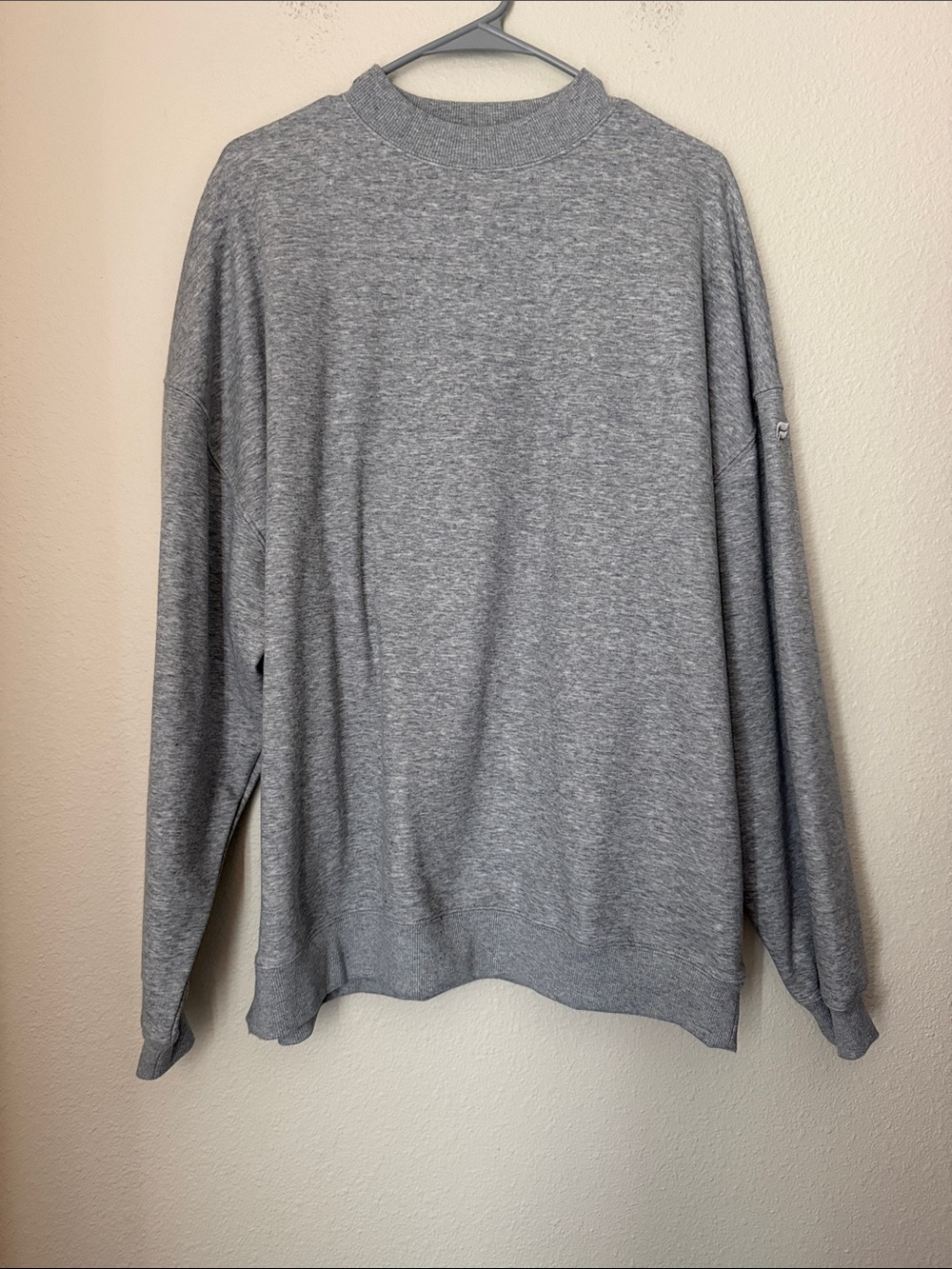 Fabletics Cozy Fleece Mock Neck Sweatshirt Oversized